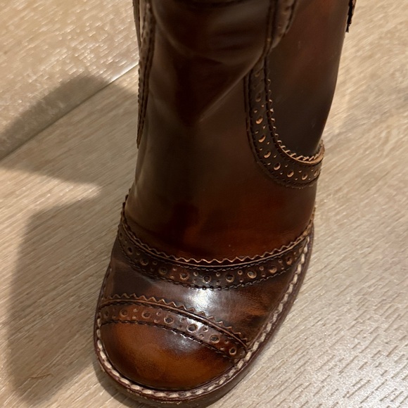 Dolce & Gabbana Dark Brown Heeled Boots - Picture 3 of 10